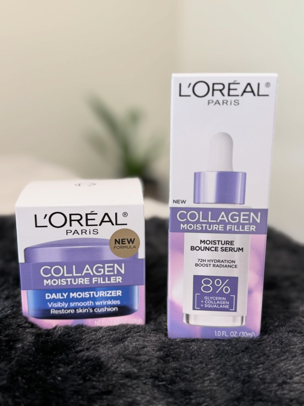 Collagen Moisture Filler Daily Moisturizer & Serum - Purple